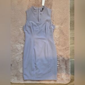 White House Black Market Lavender Midi Dress